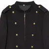 Blazer de Moda con Botones Z Home Decor, Ropa para Mujer Más Vendida en AliExpress, Corte Slim Europeo y Americano, Transfronterizo Negro Otro Dulce ZA