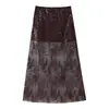 Fabricantes Mayoristas de Ropa para Mujer Transfronterizos Verano 2026 Estilo Europeo y Americano Moda Casual Ajustada Falda de Cintura Alta Bordada con Lentejuelas