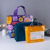 Bolsa de Palha de Grande Capacidade para Padaria Cafeteria Sacola de Compras Resistente Espessada Bolsa de Couro de Cobra Bolsa para Evento Abertura