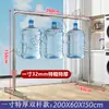 Tubo de acero de pie para exteriores, engrosado, para el hogar, balcón, dormitorio, perchero, estilo simple de una barra, tendedero