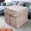 Mesa Calefactora Plegable de Hunan para Uso Doméstico, Mesa Calefactora Cuadrada, Parrilla Calefactora Modelo Nuevo, Mesa Kang Simple de 70 Mesa de Comedor