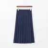 Uniforme JK básico estilo japonés, cuello azul marino, traje de marinero blanco, conjunto clásico, estilo preppy, falda plisada, venta al por mayor de fábrica