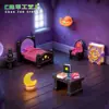 Série Cabine Mágica de Halloween Transfronteiriça Acessórios Decorativos DIY Micro-paisagem Desktop Pequenos Enfeites de Resina