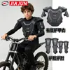 Conjunto de armadura para motocicleta, armadura off-road, protetor de peito e costas, equipamento de proteção de casca dura para motocicleta, equipamento de proteção para ciclismo de mountain bike