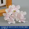 Brote de Flor de Té Rosa Sintético y Crisantemo Decoración de Pared de Flores para Fondo de Ventana al por Mayor Caja de Recuerdo de Boda Pared de Flores Decorativa