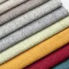 Stock Listo del Fabricante Tela Lisa de Lino Teñido en Hilo Imitación Algodón y Lino Tela para Sofá Funda de Cojín al por Mayor Tela de Lino Tela para Cojín