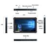 Almacenamiento inteligente escaneo de códigos 1D2D logística NFC RFID de ultra alta frecuencia tableta a prueba de tres elementos de 10 pulgadas personalización win10