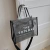 Al por mayor de fábrica transfronterizo Moda de verano Transparente Gran capacidad Colorido PVC Bolso de mano para mujer Bolso cruzado para el hombro
