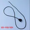 Cordão de puxar retrátil para tela de janela, gancho de pingente, mola, corda para janela de tela, corda com pingente de trombeta, comprimento 70 cm, pode ser cortado