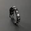 Pulseras de Cuero de Vaca de Venta Caliente Europeas y Americanas de Comercio Exterior, Joyería Simple Retro Estilo Estudiante Estrella de Cinco Puntas, Venta al por Mayor de Fabricantes, Pulseras de Venta Caliente