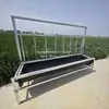 Posicionamento Criação Flip Fundo de Borracha Comedouro Comedouro Espessado Venda Direta do Fabricante Alimentador de Ovelhas Comedouro de Ovelhas Esteira Transportadora Pescoço de Ovelha