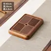Bandeja de Chá para Uso Doméstico 2026 Novo Modelo Conjunto Completo de Chá Kung Fu Bambu Madeira Maciça Drenagem de Água Armazenamento de Água Preparo Seco Pequena Mesa de Chá
