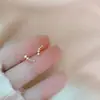 Brincos Pequenos de Prata 925 Esterlina para Casa, Popular, com Fileira Pequena de Diamantes, Brincos Simples de Micro Zircônia para Verão, Estilo Pequeno e Fofo
