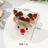 Clip Pequeño Estilo Navideño de Dibujos Animados Transfronterizo Decoración de Ambiente para Eventos de Fiesta Navideña Pasador de Pelo de Gama Alta Pasador