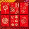 2026 Año del Caballo Sobre Rojo Nuevo Creativo Dorado Dibujos Animados Caballo Dorado Zodiaco Festival de Primavera Paquete Rojo Bolsa Pequeña Roja de Año Nuevo