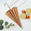 Paraguas Publicitario de Regalo Pequeño Fresco de Color Puro con Mango Largo de 16 Varillas, Logo Personalizado, Regalo para Eventos de Negocios, Paraguas para el Sol al por Mayor