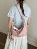 Bolso Cruzado Casual Simple Estilo Coreano 2026 Primavera Nuevo Gran Capacidad para Viajes Bolso Dumpling Piel Suave