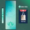 Tapete de Yoga Veludo de Couro de Veado 1.5 Fino Antiderrapante Portátil Absorvente de Suor Cobertor Dobrável Tapete de Yoga de Borracha Natural