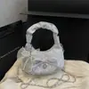 Bolso Plegado Popular de Verano para Mujer 2026 Nuevo Pequeño de Nicho Versátil Elegante Versátil Bolso Cruzado de Hombro con Cadena