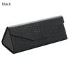 Estuche para Gafas Hecho a Mano, Estuche Plegable Triangular de Gama Alta para Gafas de Sol, Estuche para Gafas de Sol, Estuche para Gafas de Miopía, Estuche de Cuero para Gafas