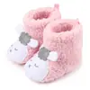 Super Explosivo Outono e Inverno Novo Lã de Coral Pequeno Animal Botas de Inverno Bebê Criança Pequena Sapatos Fundo Macio Sapatos de Bebê