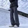Pantalones Softshell Curvos a Prueba de Agua, Polvo y Golpes Dopamine para Exteriores, Tendencia Otoñal de Pierna Ancha Elásticos de Moda Casual Deportivos Largos