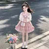 Conjunto de Verano para Niñas 2026 Nuevo Modelo Academia Infantil Uniforme Jk Kuromi Conjunto de Dos Piezas Estiloso para Niñas