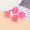 Cubos de Hielo Simulados Luminosos Transparentes de Acrílico de Alta Transparencia, Accesorios de Resina para Funda de Teléfono con Pegamento de Crema Hecho a Mano para Manualidades DIY