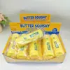 Barra de Leche de Fresa en Stock Juguete Squishy de Mantequilla de Rebote Lento con Textura Suave para Alivio del Estrés
