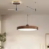 Lustre de Restaurante Balancim Antigo Vintage Grão de Noz Simples Barra Deslizante Sala de Jantar Mesa de Jantar Lâmpadas