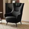 Sofá de Um Lugar Estilo Americano Luxo Leve Moderno Simples Designer Nórdico Varanda Sala de Estar Hotel Encosto Alto Casual Cadeira Tigre