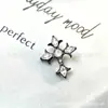 Pendientes serie tinta negra de aleación de titanio F-136, rosca interna de titanio G23, anillos de labio de circonita cúbica, joyería para piercing