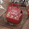 Casa de Pan de Jengibre Navideña de Año Nuevo Galletas Dulces Copo de Nieve Crujiente Caja de Regalo Turrón Navideño Caja de Empaque de Chocolate