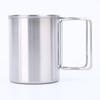 Caneca de Aço Inoxidável Personalizada 350ml Caneca de Metal para Café Caneca para Bebidas Geladas Caneca de Cerveja Caneca de Suco Caneca de Vinho Branco