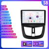 Navegador GPS para Carro Adequado para Peugeot Pg207 Navigator 06-15 Android Tela Grande Mp5 Bluetooth Máquina Tudo-em-Um