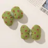 Tela de puntos estilo coreano con relleno de algodón tridimensional, lazo, pinza de garra para manualidades, accesorios para el cabello de mujer, broche, materiales para accesorios de ropa