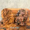 Estátuas de Madeira de Trovão Naturais da Montanha Longhu: Rei Lingguan Zhao Gongming, Zhong Kui, Imperador Wen Chang, Zhenwu Dadi, Imperatriz de Nove Caudas