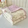 Colcha de Verano 100% Algodón Jie Li Ya, Colcha de Aire Acondicionado de Algodón Puro, Colcha Refrigerante de Verano, Colcha Ligera, Adquisición de Regalos, Disponible para Venta al por Mayor