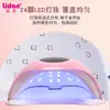 Máquina de Fototerapia de Alta Potência Lâmpada de Unha 24 LEDs Secagem Rápida de Esmalte Preto Lâmpada de Secagem de Mãos Secador de Unhas para Salões de Unhas