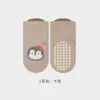 Calcetines antideslizantes para bebé, calcetines sin costuras para gatear de primavera y otoño, calcetines de algodón con dibujos animados frescos y cómodos, calcetines de lunares para bebé recién nacido de otoño e invierno