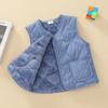 Chaleco de Algodón con Forro de Felpa para Niños, Chaleco Grueso Cálido de Invierno para Niños y Niñas, Chaleco para Bebé de Otoño e Invierno, Ropa para Bebé Clase A