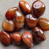 Pingente de Ágata Natural Envolto em Seda, Pingente de Ágata Bruta de Madagascar, Pingente de Jade, Corrente para Suéter