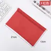 Estojo de Lápis Transfronteiriço Estudante Simples Atacado Bolsa de Documentos de Camada Única Logotipo Personalizado Nova Bolsa de Material Escolar Grande Capacidade Resistente a Manchas