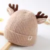 Gorro de Invierno para Bebé Lindo Súper Lindo para Hombres y Mujeres Lana de Ciervo Tejido Cálido para Bebé Invierno Engrosado para Bebé