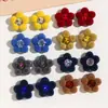 Accesorios de Flor de Terciopelo con Pedrería Lindos para Otoño e Invierno Pendientes DIY para Mujeres Materiales de Decoración para Fundas de Teléfono Venta al por Mayor