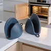 Utensílios de Cozinha de Silicone Pinças de Silicone Antiescaldantes Antiescaldantes Antiderrapantes Multifuncionais Luvas de Isolamento Térmico para Micro-ondas Forno