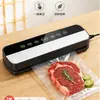 Máquina selladora al vacío doméstica multifuncional totalmente automática, máquina selladora de plástico para conservación de alimentos, adecuada tanto para aspirado húmedo como seco, potente