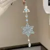 Pingente de garrafa de desejo de estrela, corrente para celular DIY, decoração fofa estilo ins, sino dos ventos, alça de bolsa, chaveiro, corrente para pendurar