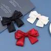 Llegada Nueva Coreana Pinza para el Cabello con Lazo de Tres Capas Popular en Internet ins Elegante Francés Elegante Pinza Lateral de Cinta Accesorios para el Cabello para Mujeres