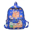 Mochila Escolar Infantil Kapibala Estampada Fofa Grande Capacidade Leve Mochila Literária para Menina do Ensino Fundamental Venda por Atacado